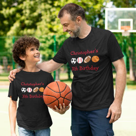 Camiseta Cumpleaños Deportivo