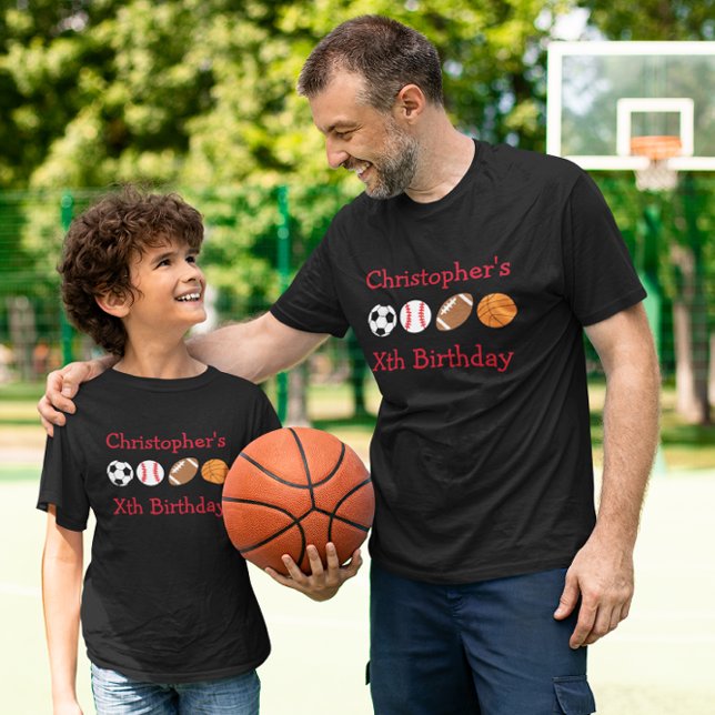 Camiseta Cumpleaños Deportivo (Subido por el creador)