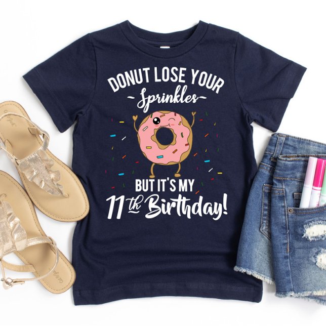 Camiseta Cumpleaños divertido 11 Donut Cumpleaños 11 (Subido por el creador)