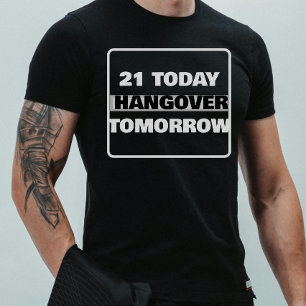 Camiseta Cumpleaños divertido 21 bebiendo