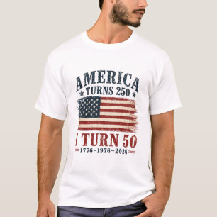 Camiseta Cumpleaños divertido 50 Patriótico América Cumple