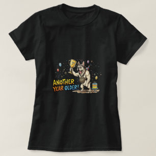 Camiseta Cumpleaños divertido del Bulldog Francés Supervivi