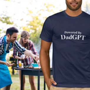 Camiseta Cumpleaños divertido del papá - Potenciado por Dad
