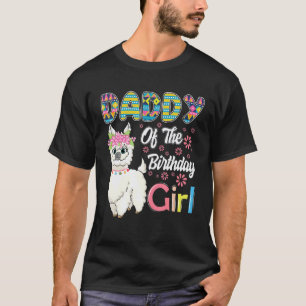 Camiseta Cumpleaños Divertido Llama Papá De La Cumpleañera