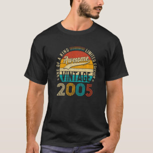 Camiseta Cumpleaños divertido número 17 Vintage Cumpleaños