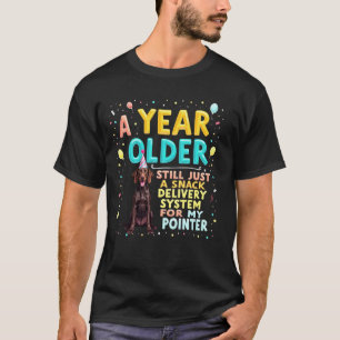 Camiseta Cumpleaños divertido perro de caza alemán de pelo