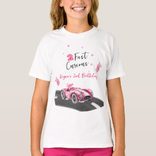 Camiseta Cumpleaños Dos Rápido Curioso