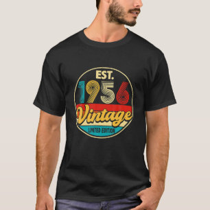 Camiseta Cumpleaños Edición Limitada Vintage 1956 70 Años