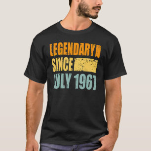 Camiseta Cumpleaños En Julio De 1967