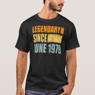 Camiseta Cumpleaños En Junio De 1979