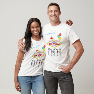 Camiseta Cumpleaños en Las Vegas Showgirls T-Shirt