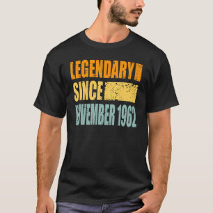 Camiseta Cumpleaños En Noviembre De 1962