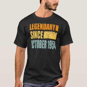 Camiseta Cumpleaños En Octubre De 1954