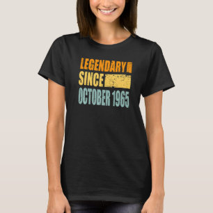 Camiseta Cumpleaños En Octubre De 1965