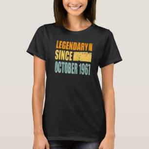 Camiseta Cumpleaños En Octubre De 1967