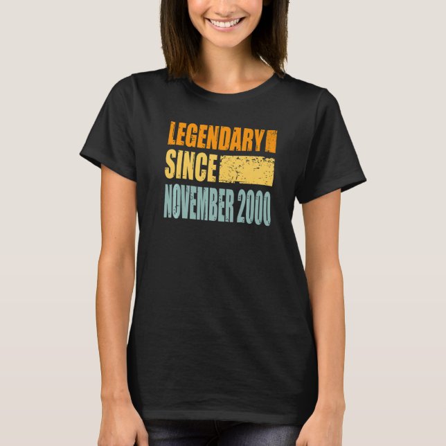 Camiseta Cumpleaños En Octubre De 2000 (Anverso)