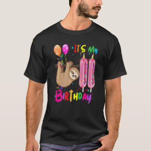 Camiseta Cumpleaños eslovaco es mi 11ª locomotora de Chicas