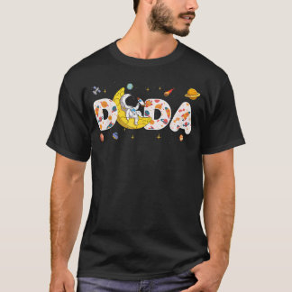 Camiseta Cumpleaños Espacial del Astronauta Dada Planetas F