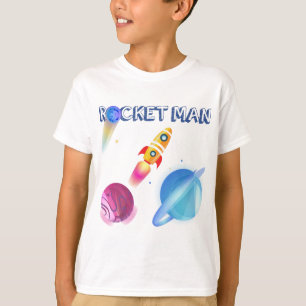 Camiseta Cumpleaños espacial personalizado