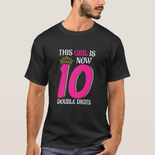 Camiseta Cumpleaños Este Chica Tiene Ahora Digi Doble De 10