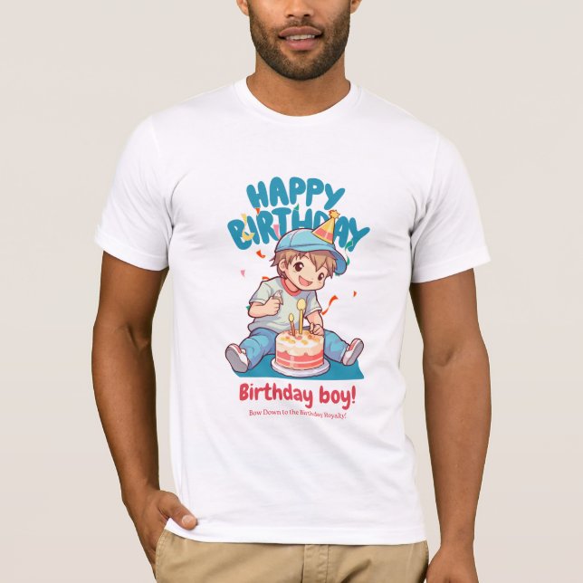 Camiseta cumpleaños feliz (Anverso)
