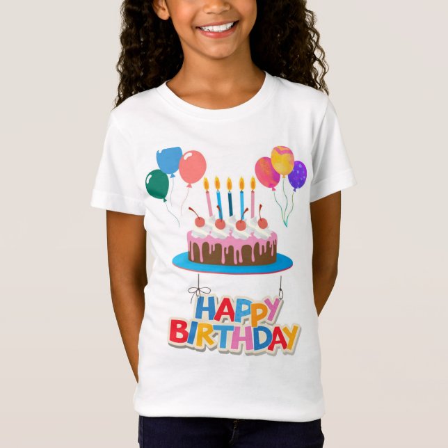 Camiseta cumpleaños feliz (Anverso)