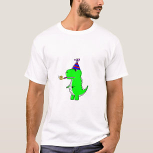 Camiseta Cumpleaños Feliz Dinosaurio Adorable