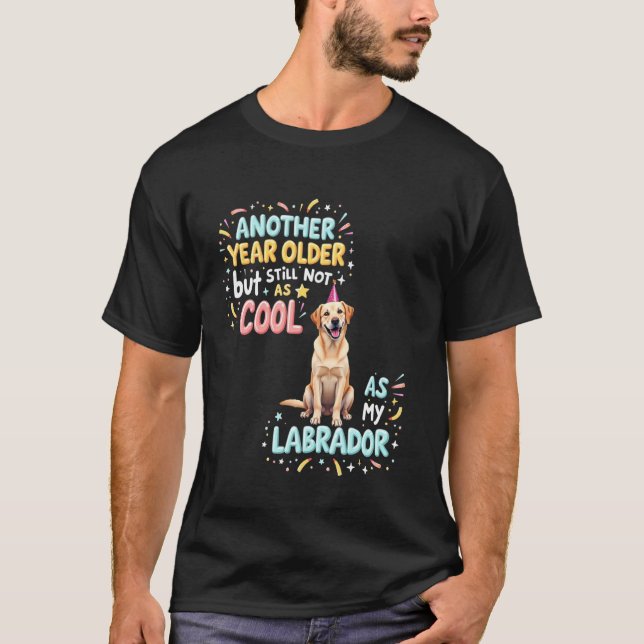 Camiseta Cumpleaños genial del perro Labrador  3 (Anverso)