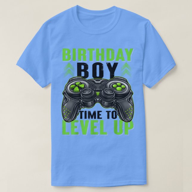 Camiseta Cumpleaños Hora de Nivelar a los Niños de Cumpleañ (Diseño del anverso)