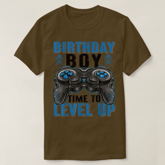Camiseta Cumpleaños Hora de Nivelar a los Niños de Cumpleañ (Diseño del anverso)