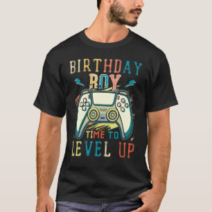 Camiseta Cumpleaños Hora Del Niño Para Levantar Videojuego 