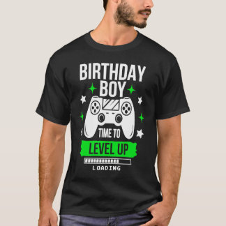Camiseta Cumpleaños Hora Del Niño Para Levantar Videojuego 
