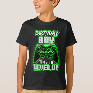 Camiseta Cumpleaños Hora Del Niño Para Levantar Videojuego 