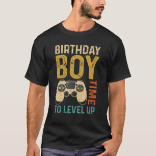Camiseta Cumpleaños Hora Del Niño Para Levantar Videojuego 