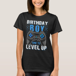 Camiseta Cumpleaños Hora Del Niño Para Levantar Videojuego