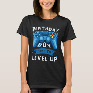 Camiseta Cumpleaños Hora Del Niño Para Levantar Videojuego 