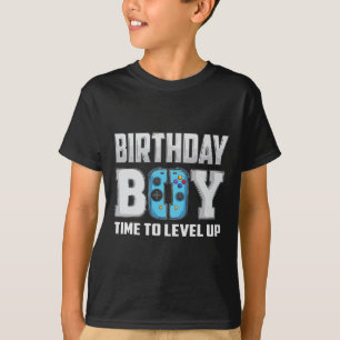 Camiseta Cumpleaños Hora Del Niño Para Levantar Videojuego