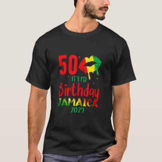 Camiseta Cumpleaños Jamaica 30.ª 50.ª vestimenta Fiesta 202