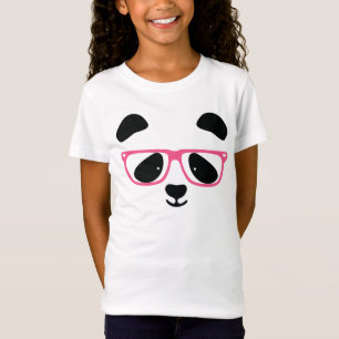 Camiseta Cumpleaños lindo de la cara de la panda