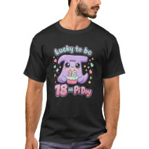 Cumpleaños lindo Kawaii cumpliendo 18 el Día de Pi
