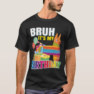 Camiseta Cumpleaños Llama Piñata Chico Chica Familia