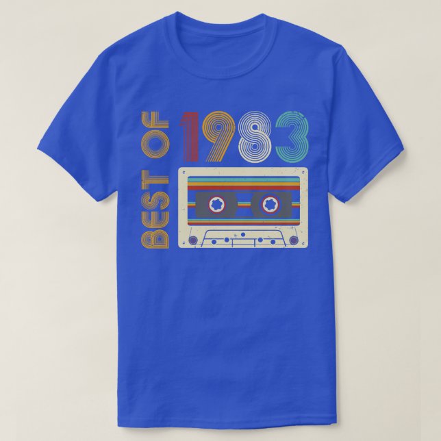Camiseta Cumpleaños lo mejor de 1983 (Diseño del anverso)