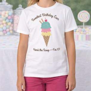 Camiseta Cumpleaños más dulce de todos: Reunión para comer