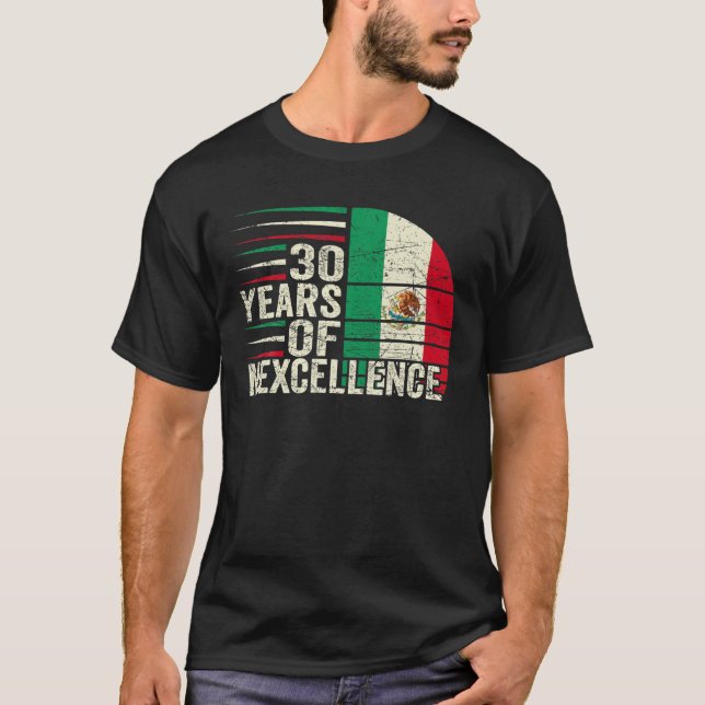 Camiseta Cumpleaños Mexicano 30 Años Pun Vin (Anverso)