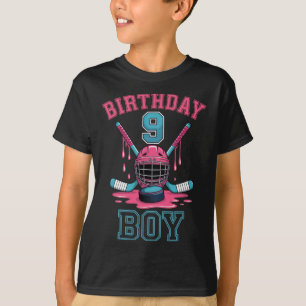 Camiseta Cumpleaños Niño 9 Aficionado Hockey Juventud Diver