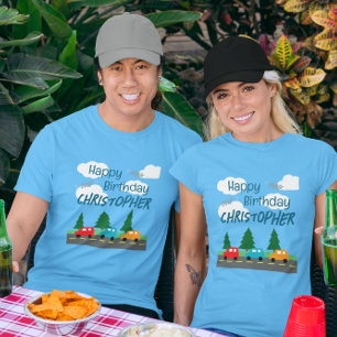 Camiseta Cumpleaños Niño Coches