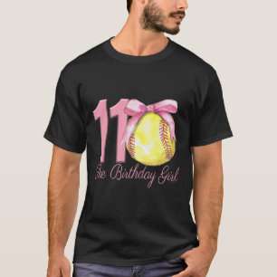 Camiseta Cumpleaños número 11 niña Softll Team Coquette laz