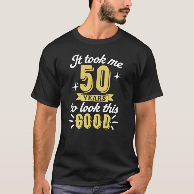 Camiseta Cumpleaños número 50 (Anverso)