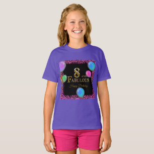 Camiseta Cumpleaños número 8