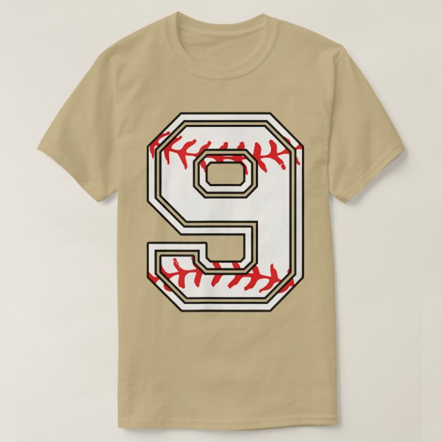Camiseta Cumpleaños Número 9 Años (Diseño del anverso)